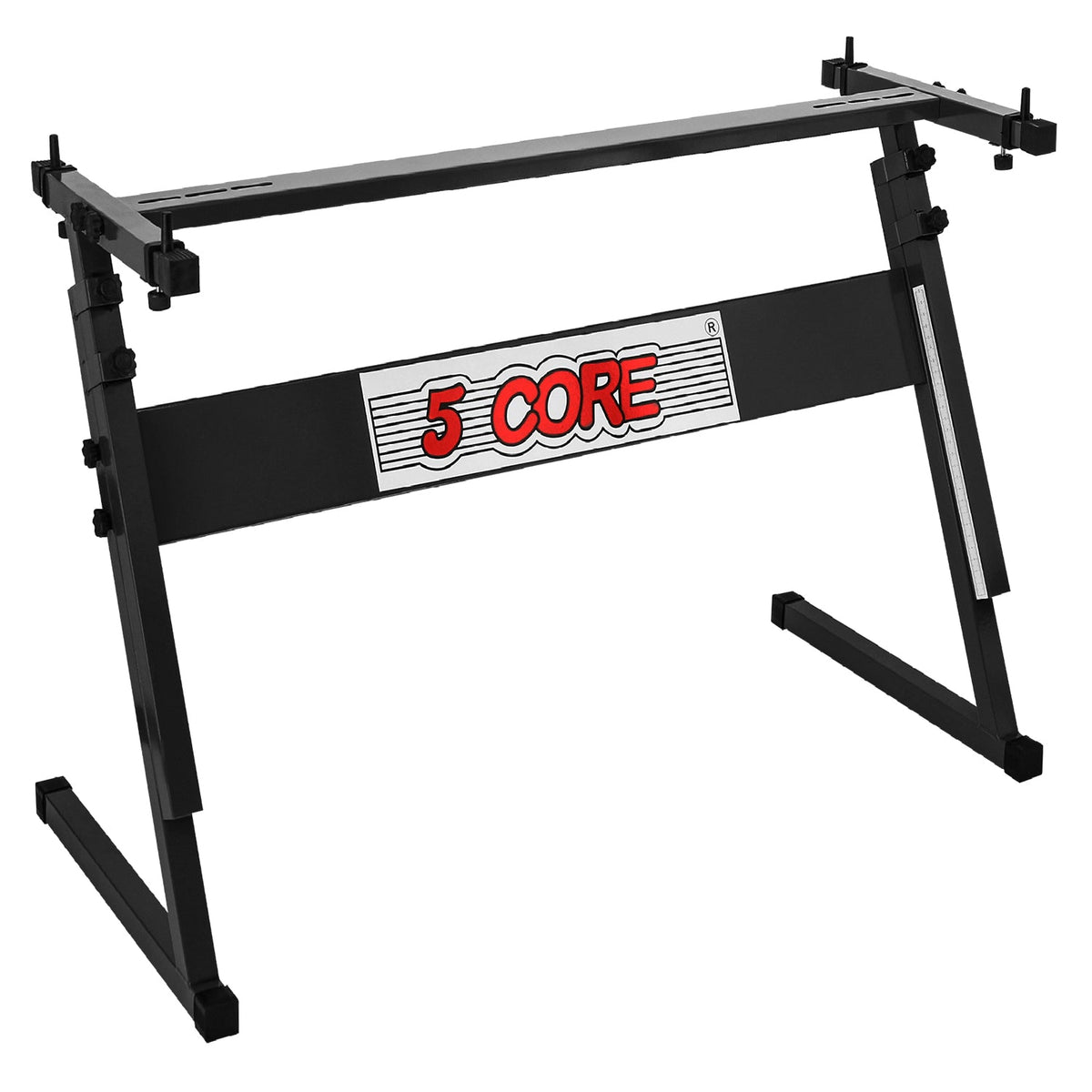 5 Core Keyboard Stand Z Style Height Adjustable Sturdy Piano Riser Lift Holder Stands-0