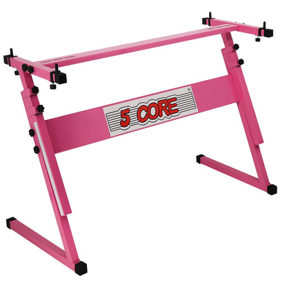 5 Core Keyboard Stand Z Style Height Adjustable Sturdy Piano Riser Lift Holder Stands-0